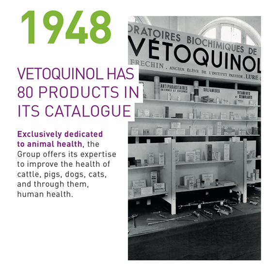 Timeline Vetoquinol 1948